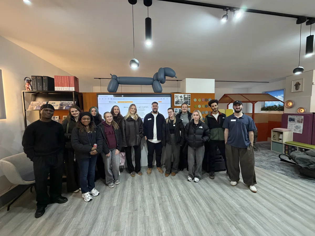 Full-scale classroom mock-up with curriculum zones