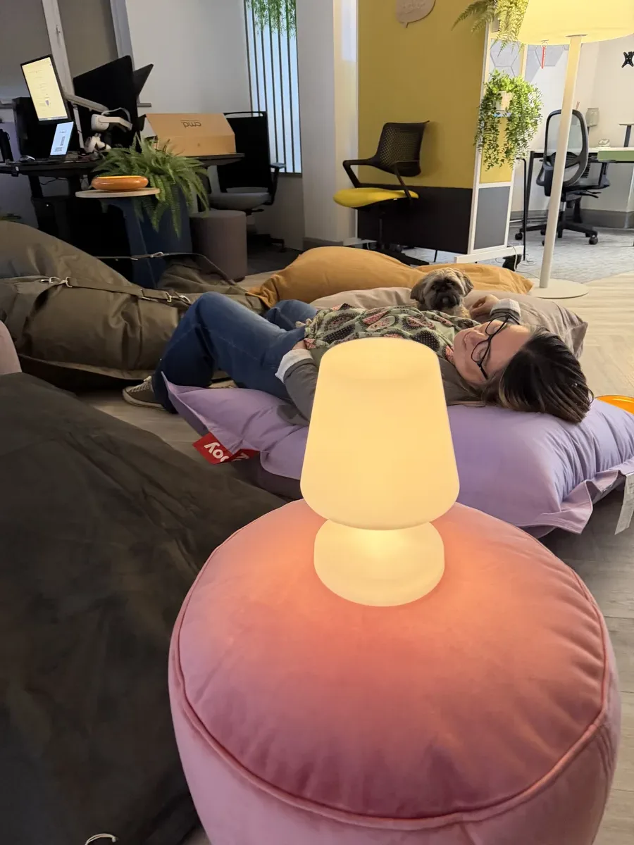 Showroom entrance and welcome area