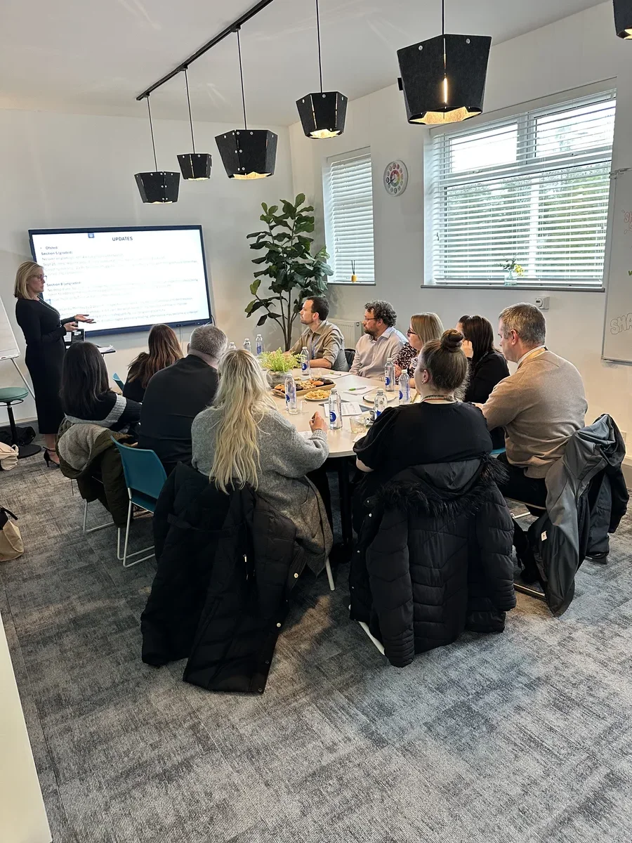 Commercial office workspace furniture layout